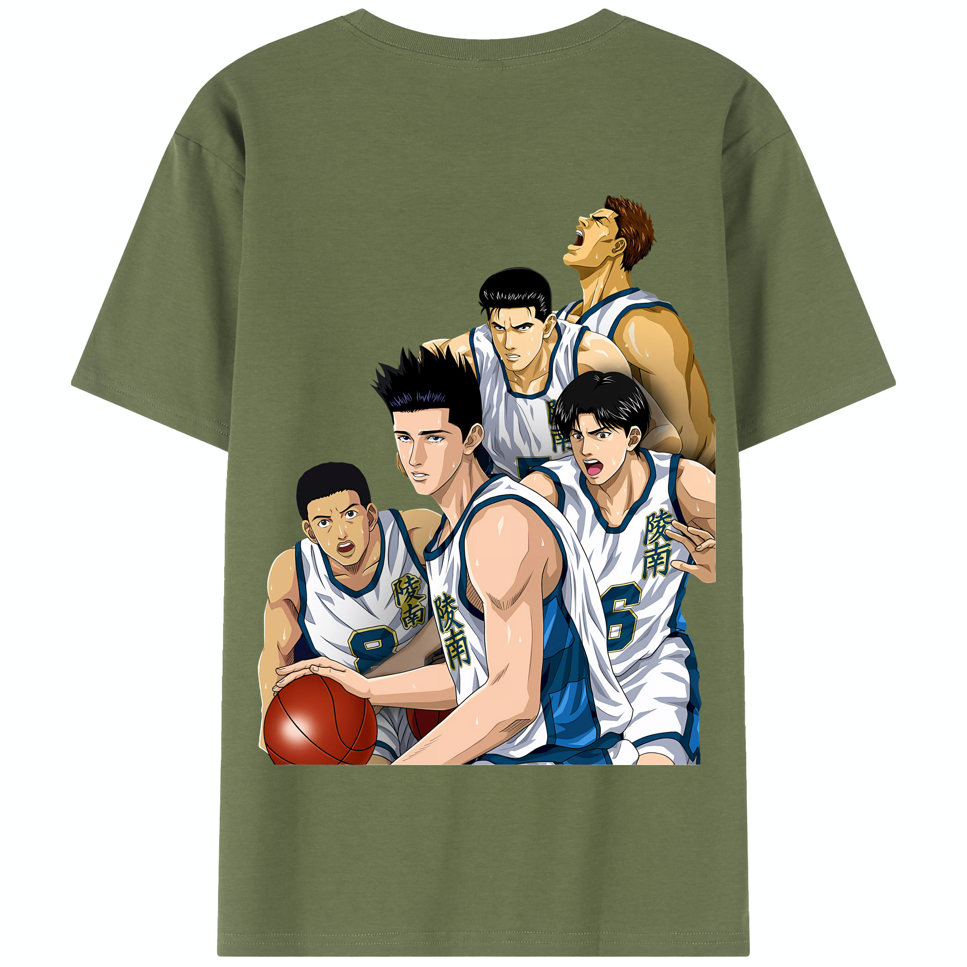 （画像用） SLAM DUNK／スラムダンク 綿100％半袖Tシャツ（背面プリント）